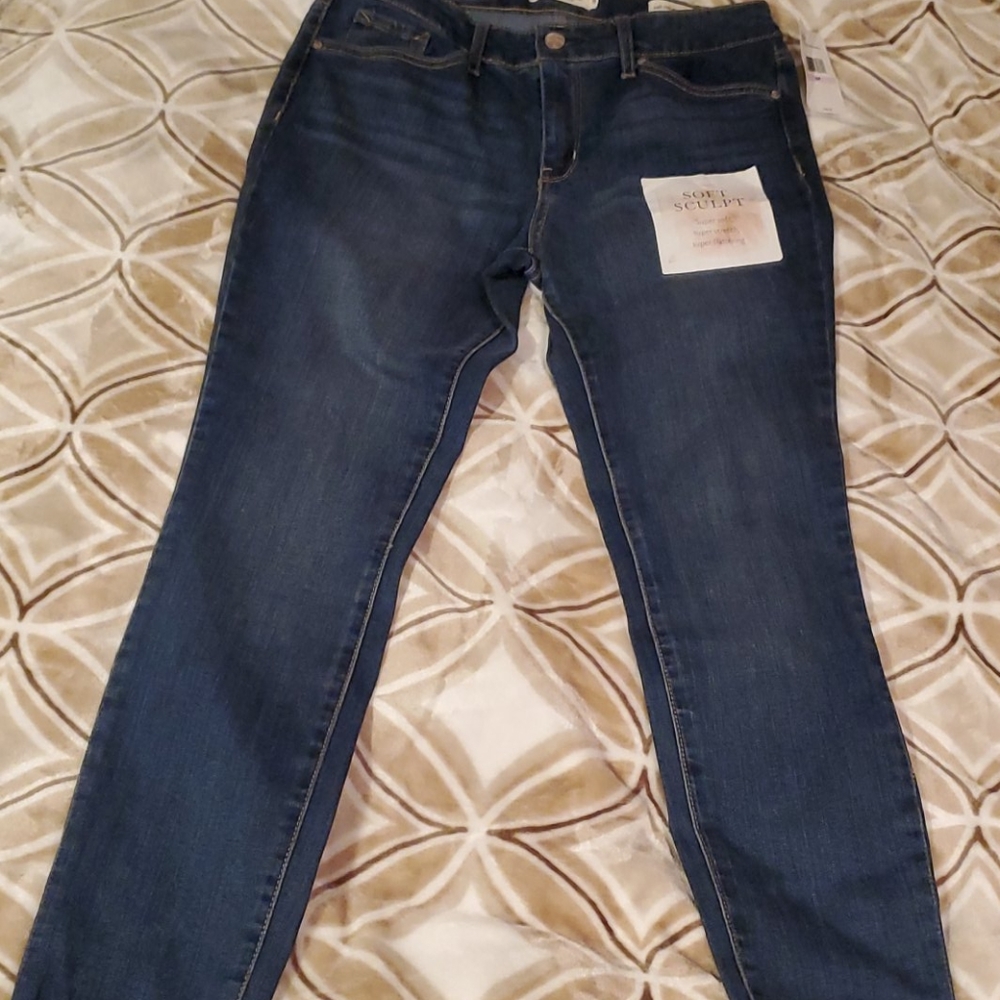 NWT Jessica Simpson High Rise Ankle Jeans Petite 6